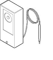 TC-4221 | Two-Position, Dual Stage, Single Bulb, -40 to 120F,10' Armored Capillary | Schneider Electric (OBSOLETE)