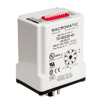 TD-84122-44 | Timer | On/Off Delay | 120V AC/DC | 10 Amp DPDT Output | 10 - 10 | 230 minutes | Macromatic