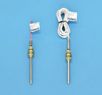 TE-701-D-1-A | 100 ohm (2 wire) | Duct Temperature Sensor | Sensor Length: 4 inch | Included Wire Length: 6 feet | Mamac