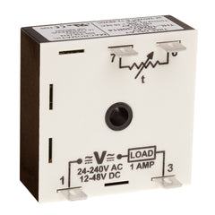 Macromatic THL-1024U-04R9 ON Delay | Universal: 24-240V AC and 12-48V DC | 1A Normally Open (Solid State) | 0.05 - 5 seconds | Encapsulated | Analog Pack of 2 | Blackhawk Supply