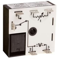 Macromatic THR-10562-09JR7 Interval ON | 240V AC | 10A SPDT | 0.05 - 5 seconds | Encapsulated | Analog | Control Voltage connected at Relay Common | Blackhawk Supply