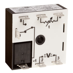 Macromatic THR-10861-17R1 Flasher (OFF 1st) | 240V AC | 10A SPDT | 0.05 - 5 seconds | Encapsulated | Analog | Control Voltage connected at Relay Common | Blackhawk Supply