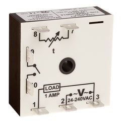 Macromatic THS-1154D-04R9 ON Delay | 24 - 240V AC | 1A Normally Open (Solid State) | 0.05 - 5 seconds | Encapsulated | Analog | Single Pin Trigger Pack of 2 | Blackhawk Supply