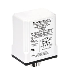 Macromatic TR-55121-F Repeat cycle (ON 1st) | 240V AC | 10A DPDT | 0.05 - 5 seconds | Fixed (add product to cart to specify time) | Plug-in | Analog | Blackhawk Supply