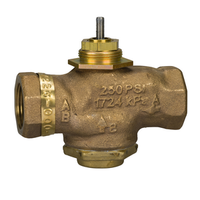 VB-7223-0-4-08 | Venta, Globe Valve, 1 in, 2-way, straight threaded NPT, stem up closed, brass trim, 14 Cv | Schneider Electric