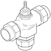 VB-7314-0-4-06 | VB: 3/4 in, 3W Mix, Globe, SWT, BR, 7.5 cv, Venta, No Steam | Schneider Electric