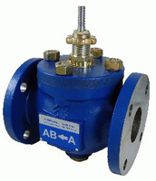 VB-8223-0-5-13 | Schneider Electric, Globe Valve, 3 in, 2-way, flanged cast iron body, stem up closed, brass trim, 85 Cv | Schneider Electric