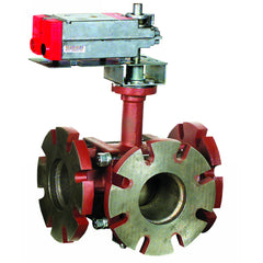 Honeywell VBF3L11SRC/M 6. INCH, 3-WAY ACTUATED CONTROL BALL VALVE, WITH 208 CV, SR 2 POSITION ACTUATOR, NEMA 3R WEATHERPROO F ENCLOSURE | Blackhawk Supply