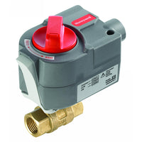 VBN2ABSA1000 | CONTROL BALL VALVE WITH ELECTRIC ACTUATOR - 1/2 IN. NPT - 2-WAY - 0.38 CV - STAINLESS STEEL TRIM - STANDARD PROFILE - FLOATING ON/OFF(FAIL IN PLACE) - 24 VAC | Honeywell