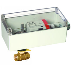 Honeywell VBN2AGSXA202 CONTROL BALL VALVE WITH ELECTRIC ACTUATOR - 1/2 IN. NPT - 2-WAY - 2.6 CV - STAINLESS STEEL TRIM - DCA PROFILE - ON OFF(FAIL CLOSED) - 24 VAC - 1 AUX SWITCH - NEMA 3R ENCLOSURE | Blackhawk Supply