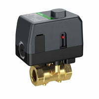 VBS2N11+M313A00 | SmartX, Ball Valve Assembly, 3/4 in, 2-Way, Stainless Trim, 0.7 Cv, Proportional, Spring Return Open, Terminal Block | Schneider Electric