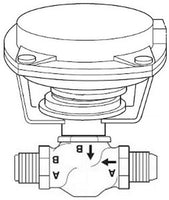VK-7212-301-4-04 | VB: 5/8 in, 2W, Globe, STR, FLR, UO, BR, 4.4 cv, 250 PSI; Act (MK-4601): Pneu, 2Pos/Prop, 3-6 PSIG, SR, NO, Air NPT, Linear, N1 | Schneider Electric
