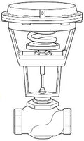 VK4-7213-611-4-10 | VB: 1-1/2 in, 2W, Globe, STR, NPT, UO, BR, 28 cv, 170 PSI; Act (MK-6601): Pneu, 2Pos/Prop, 3-8 PSIG, SR, NO, Air NPT, Linear, N1, PP | Schneider Electric