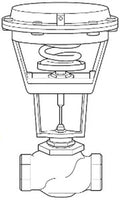 VK-7213-611-4-10 | VB: 1-1/2 in, 2W, Globe, STR, NPT, UO, BR, 28 cv, 170 PSI; Act (MK-6601): Pneu, 2Pos/Prop, 3-8 PSIG, SR, NO, Air NPT, Linear, N1 | Schneider Electric