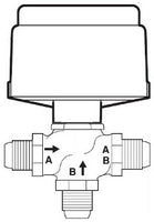 VK-7312-203-4-02 | VB: 5/8 in, 3W Mix, Globe, FLR, BR, 2.2 cv, 5 PSI; Act (MK-2690): Pneu, 2Pos/Prop, Slt PSIG, SR, NC, Air NPT, Linear, N1 | Schneider Electric