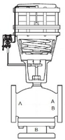 VK4-9313-802-5-12 | VB: 2-1/2 in, 3W Mix, Globe, FLG, UC, BR, 74 cv, 60 PSI; Act (MK-8811): Pneu, Prop, 5-10 PSIG, SR, NC, Air NPT, Linear, N1, PP | Schneider Electric