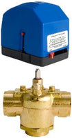 VM3322P13A000 | VB: 3/4 in, 3W Mix, Zone, NPT, BR, 2 cv, 20 PSI; Act (AP13A000): Elec, Prop, 0-10 VDC/4-20mAdc, SR, NC, 24 VAC, No Leads, N1 | Schneider Electric