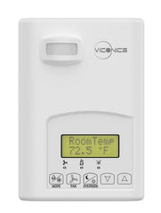 Viconics VT7350F5531P Fan Coil Unit Controller: 2 Analog 0-10V Outputs, With Humidity, PIR Cover Installed, Commercial Interface. | Blackhawk Supply