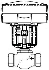 Schneider Electric VU-7213-686-4-11 VB: 2 in, 2W, Globe, STR, NPT, UO, BR, 40 cv, 98 PSI; Act (M1500A-VB): Elec, Float/Prop, NSR, 24 VAC/VDC, 20-29 VDC, TB, 337 lbf, Linear, N1, FORTA | Blackhawk Supply