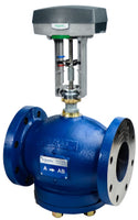 VU-8213-686-5-12 | VB: 2-1/2 in, 2W, Globe, FLG, UO, BR, 56 cv, 125 PSI; Act (M1500A): Elec, Float/Prop, NSR, 24 VAC/VDC, 20-29 VDC, TB, 337 lbf | Schneider Electric