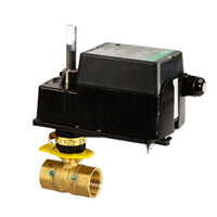 VS-2213-831-9-27 | VB: 1 in, 2W, Ball, NPT, BR, 54.2 cv, No Disc, 100 PSI; Act (MS4D-8033-100): Elec, Prop, SR, NC, 24 VAC/20-30 VDC, Plen, 30 in-lb, Rotary, N2 | Schneider Electric