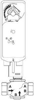 VS-7223-546-4-11 | VB: 2 in, 2W, Globe, STR, NPT, UC, BR, 40 cv, 40 PSI; Act (MS41-7073): Elec, Prop, SR, NC, 24 VAC/VDC, App, 60 in-lb, Rotary, N1/N2 | Schneider Electric