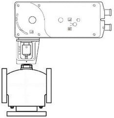 Schneider Electric VS-9313-596-5-12 VB: 2-1/2 in, 3W Mix, Globe, FLG, UC, BR, 74 cv, 33 PSI; Act (MS61-7203): Elec, Prop, 2-10 VDC/4-20 mAdc, SR, NC, 24 VAC/VDC, App, 220 lbf, Linear, N2 | Blackhawk Supply