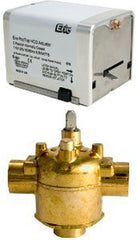 Schneider Electric VS3212H14A020 Zone Valve (On/Off Steam) | 3 Way | 1/2" | Sweat | 3.0 Cv | Actuator (High Close Off) | Normally Closed | High Temperature | 24VAC | Blackhawk Supply