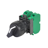 W22S2-HW-10/01 | W22S2-HW-10/01 - W22 SS, 2 POS, White Handle, 1 NO / 1 NC | C3 Controls