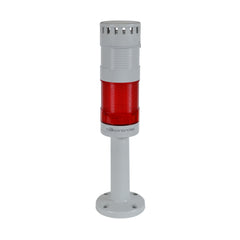 C3 Controls WTL-50P2-MCFAFS3 WTL-50P2-MCFAFS3 - World Tower Light, 50mm, Polycarbonate Tall Base, 24V AC/DC, Amber LED Light Module & Lens - Flashing, Sound Module - Intermittent | Blackhawk Supply