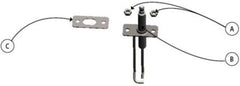 Lennox Y5350 Lennox 550002190, Ignitor Kit, For Wall Mount Gas-Fired Water Boilers GWM 050/075/100 | Blackhawk Supply
