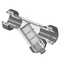 YS2AS8-005CL | 1/2 PVC CL TRUE UNION WYE STRAINER SOCKET EPDM S8MSH | (PG:103) Spears