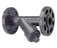 YS33C20-005C | 1/2 CPVC Y-STRAINER FLANGED FKM C20 MESH | (PG:104) Spears