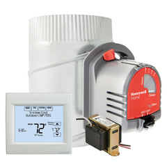 Resideo YTH8321WF1036 FRESH AIR VENTILATION KIT. INCLUDES NEW Wi-FI VISIONPRO WITH VENTILATION CONTROL, EARD6TZ TRUEZONE DAMPER AND TRANSFORMER | Blackhawk Supply