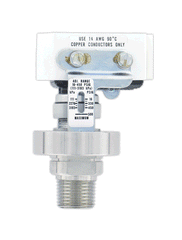 Dwyer A1F-O-SS-1-3 Pressure switch | range 8-225 psig (0.55-15.5 bar) | min. deadband 8 psig (0.55 bar) | max. deadband 25 psig (1.7 bar). | Blackhawk Supply