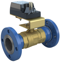 Bray STM3-2-176/DM24-210-A 3" | STM Flanged Characterized ball valve | 2way | CV 176 | Normally Open | Damper & Valve actuator | 24 Vac/dc | 210 lb-in | modulating | Non-Spring Return | SW | Blackhawk Supply