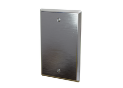 ACI A/CP-SP 10K ohm Type II | Stainless Steel Wall Zone Plate with Override Temperature Sensor | Blackhawk Supply