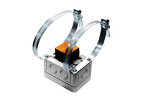 A/CP-S-4X | 10K ohm Type II | Metal Strap On Pipe Tube Temperature Sensor | NEMA 4X Housing Enclosure Box | ACI