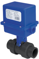 Spears E1560-020C 2 CPVC TRUE UNION 2000 INDUSTRIAL BALL VALVE REINFORCED THREAD FKM 115VAC NEMA4X | Blackhawk Supply