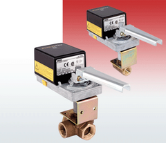 Neptronic SB E0840XS1 + TT020 1.5" | 2 WAY Industrial Ball Valves | Reduced Port, NPT Female Bronze Body & Stainless Steel Ball | T series low voltage Actuators | 180 in.lb | 24V | ON/OFF | Floating | End Switch | Blackhawk Supply