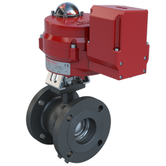 Bray BVMS3-C150-0287/70-24-0081H-BBU 3" | Flanged segmented ball valve | CS | CV 287 | Normally Open | 24 VAC/30VDC | Two position | 800 lb-in | NEMA 4 | Heater | & Battery Backup unit | Blackhawk Supply