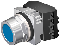 52PM8A5B | PUSHBUTTON | MOM | BLU | FLUSH | 2POS | 2NO-2NC | Siemens Electrical