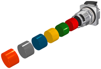 52PM8G7A | PB | CHROME | MOM | CAP 1 EACH COLOR | GRD | 2POS | Siemens Electrical