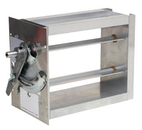MBD-1412 | Manual Rectangular 14 x 12 Zone Damper | iO HVAC Controls