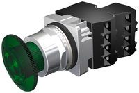 52PR8GSG | PTR | CHROME | MTD | XF 120V INC | FULL GRN | 2NC | Siemens Electrical