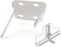Saginaw BCO170-M Allows the closing of one door only after the main one has already been closed. | 0.94"H x 3.94"W x 0.71"D | Blackhawk Supply