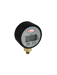 Dwyer BDG-01 Brass digital pressure gage | range 0 to 150 psig | 10.342 Bar | 1.034 mPa and 10.545 kg/cm2. | Blackhawk Supply