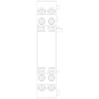 3RV29011J | LATERAL AUXILIARY SWITCH 2NO+2NC SCREW | Siemens Electrical