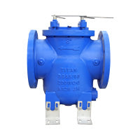 Titan BS55I1200 12" | Basket Strainer | Cast Iron | ASME Class 125 | Flanged | Quick Open Cover | Epoxy Painted | Blackhawk Supply