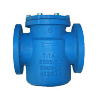 Titan BS65I0800 8" | Basket Strainer | Cast Iron | ASME Class 125 | Flanged | Bolted Cover | Epoxy Painted | Blackhawk Supply